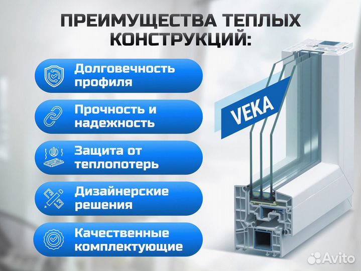Балконный блок с дверью