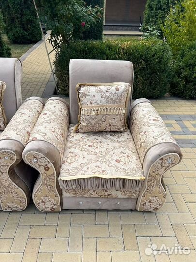 Угловой диван с креслом / угол / Мягкая мебель