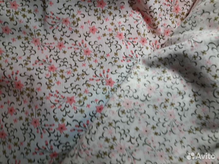 Батист белый, с мелким рисунком, кисея, бязь