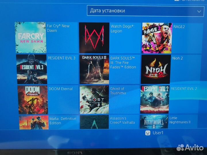 PS4 Slim 1TB, прошитая