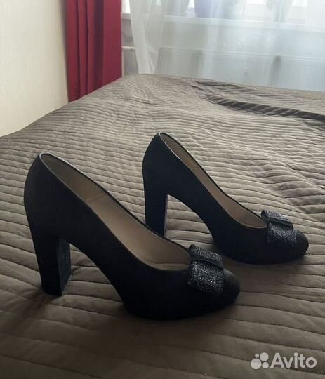 Туфли 41 р-р натуральная замша