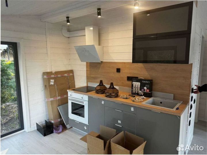 Теплый каркасный дом на дачу, зимний 110 м кв Артикул дх-1948