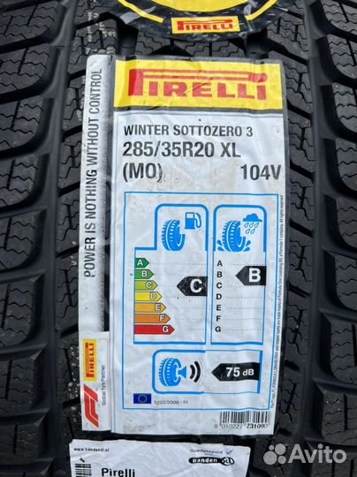 Pirelli Winter Sottozero 3 285/35 R20 104V