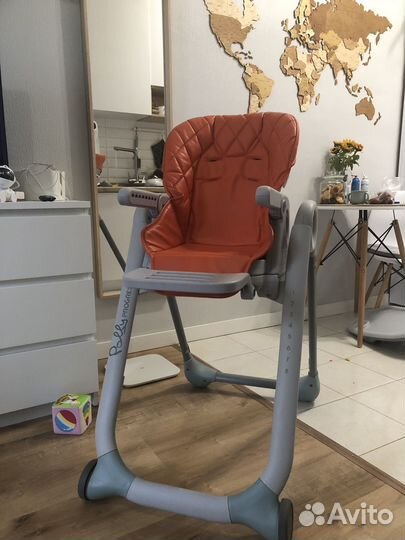 Стульчик для кормления chicco polly progress 5