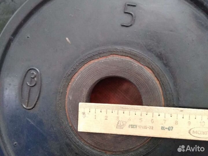 Спортивные блины, диски прорезиненные