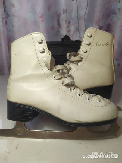 Ледовые детские коньки nordway, 34 размер