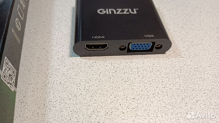 Переходник hdmi vga на type-c