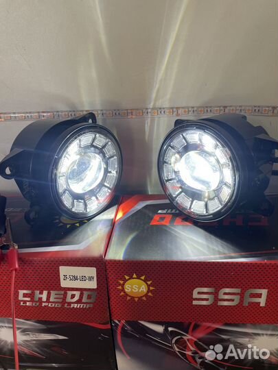 Led противотуманные фары на Ford Focus 120W