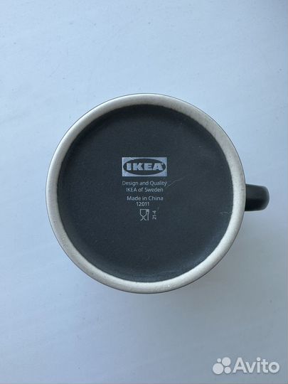 Кружка IKEA серая
