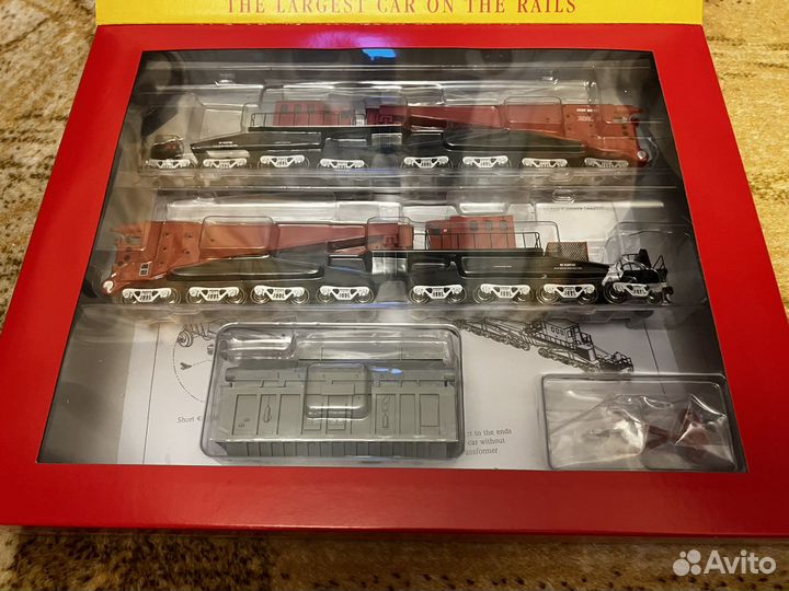 Модель 32-осной ж/д платформы с грузом 380 тонн