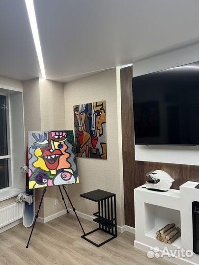 Интерьерная картина лофт 80 на 100