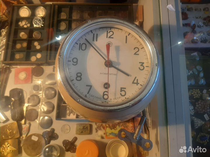 Часы корабельные антимагнитные СССР на ходу