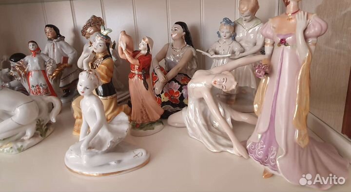 Фарфоровые статуэтки. СССР. Разные