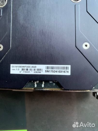 Видеокарта gtx 1080 8gb