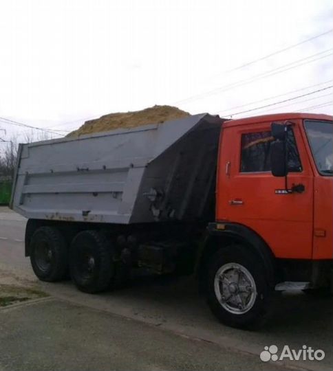 Песок жёлтый, отсев, окол, галька, бут, пгс, гпс