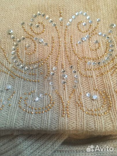 Шапка и шарф женский