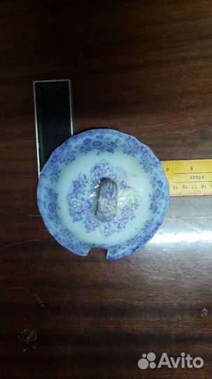 Крышка, старинный фарфор