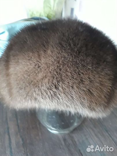 Норковый берет мягкий