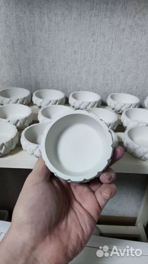 Подсвечник из гипса набор 20 штук