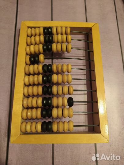 Счеты деревянные СССР 22*25 см