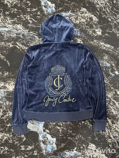 Велюровая зип худи Juicy Couture оригинал