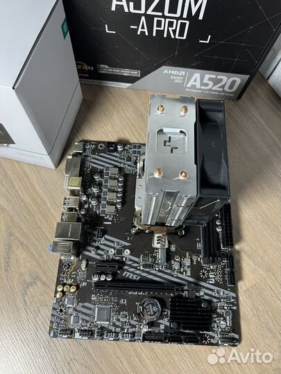 Материнская плата с процессором R5 5500