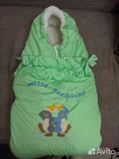 Конверт на выписку зимний