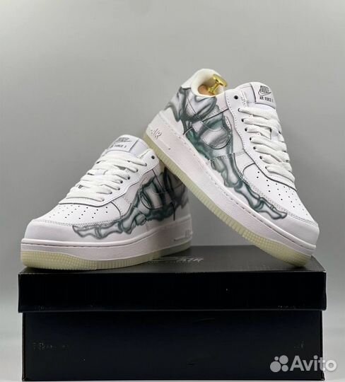 Nike Air Force 1 Low White Skeleton