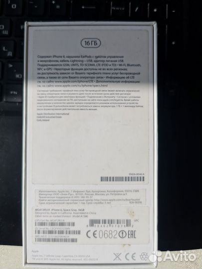 iPhone 6, 16 ГБ