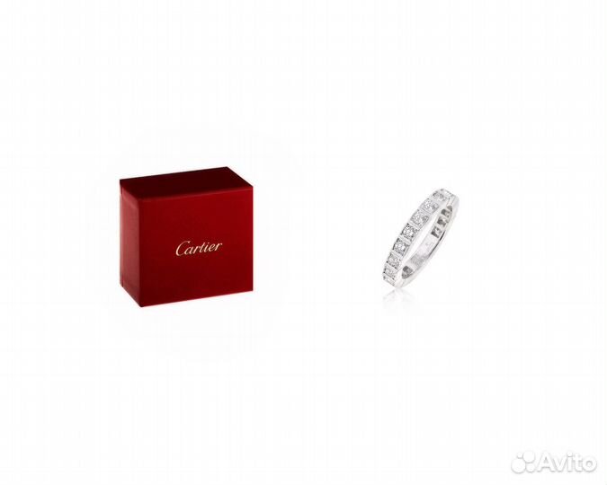 Золотое кольцо с бриллиантами Cartier Laniers