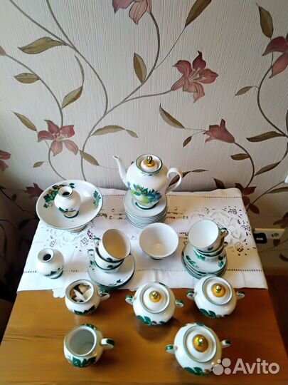 Шикарный чайный сервиз лфз новый