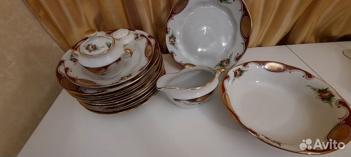 Рижские фарфоровые сервизы времен СССР