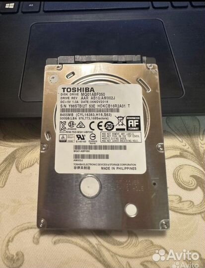 Жесткий диск 500 гб Toshiba