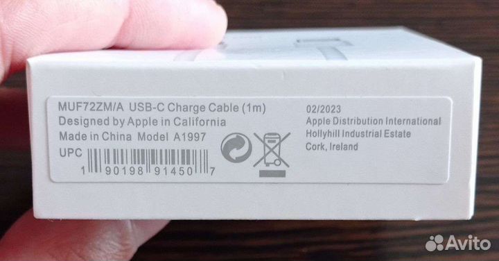 Оригинальный кабель iPhone USB-C Change Cable 1m
