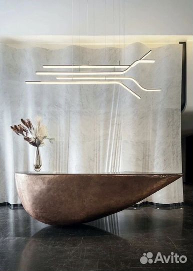 Стойка ресепшен из стеклопластика