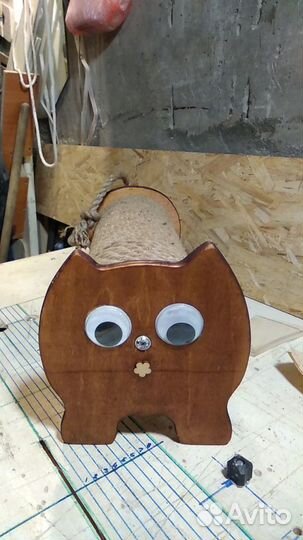 Когтеточка для Кошек. С Большим диаметром столба