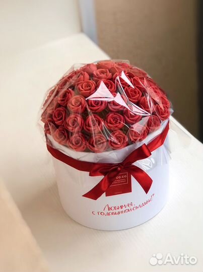 Букет из шоколадных роз. Подарок маме