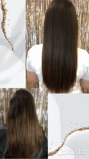 Модель на кератиновое выпрямление, ботокс волос