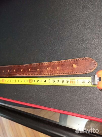 Мужской кожаный ремень ручной работы