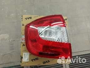 Фонарь задний левый skoda rapid