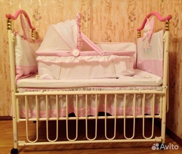 Кроватка(от 0 до 7лет) +люлька