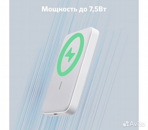 Внешний аккумулятор Anker PowerCore Mag-Go 5000mАh