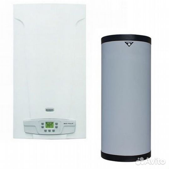 Комплект газовый котел + бойлер косвенного нагрева