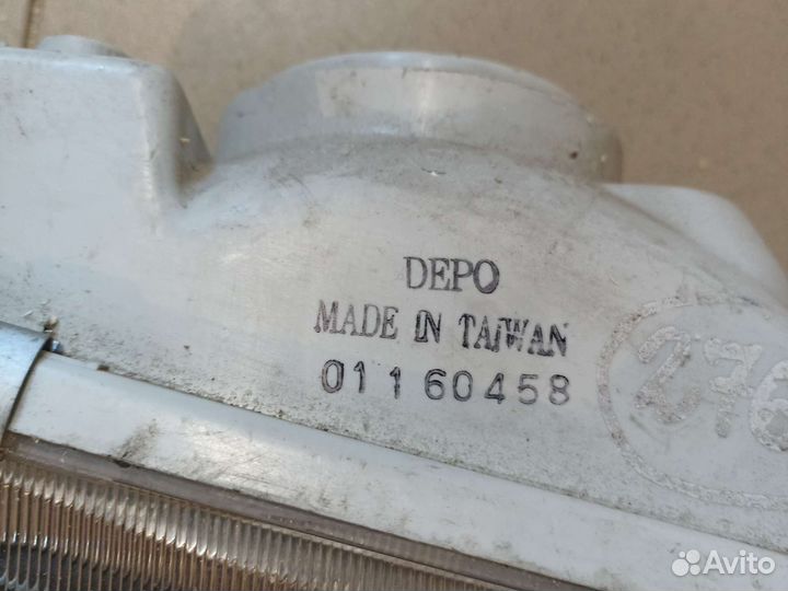 Фара toyota Corolla ae101 depo