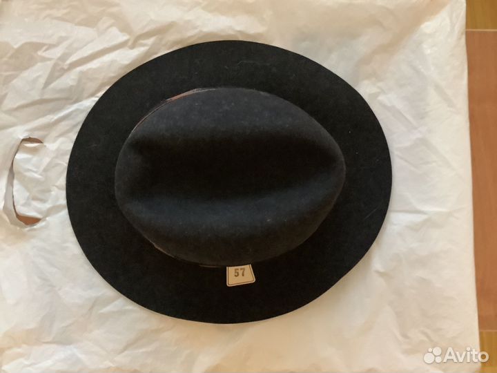 Шляпка черная женская