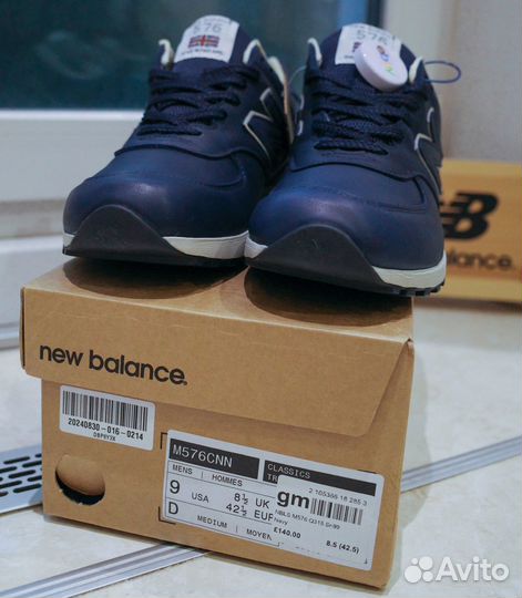 Кроссовки New Balance 576 9US Made in UK Кожа