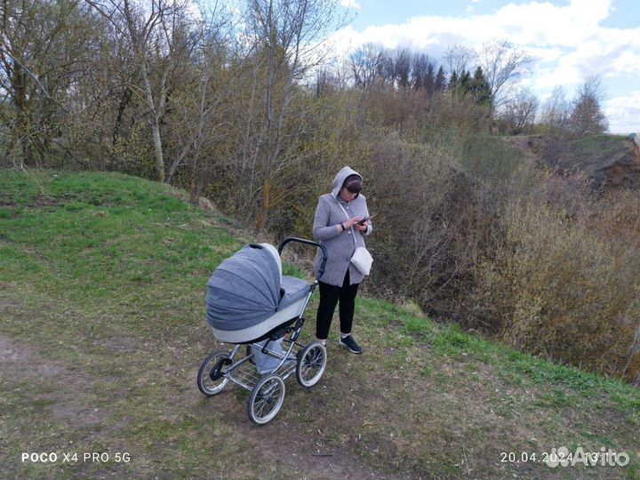 Коляска 2 в 1 adamex бу