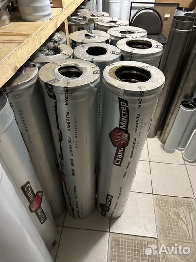 Дымоход сэндвич нерж 1мм / оцинковка