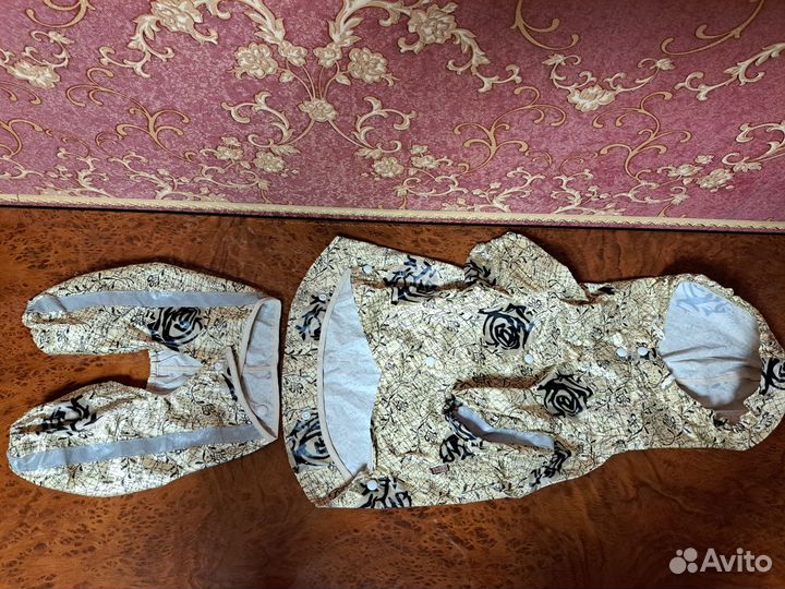 Комбинезон дождевик для средней собачки