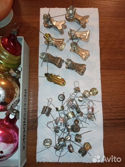 Елочные игрушки СССР одним лотом